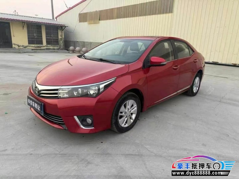 17年丰田卡罗拉轿车抵押车出售