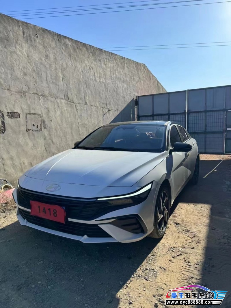 23年现代伊兰特轿车抵押车出售