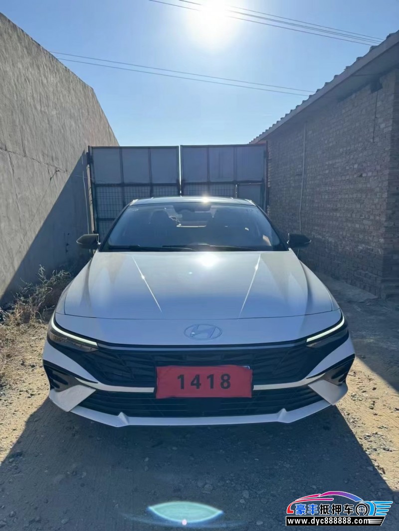 23年现代伊兰特轿车抵押车出售