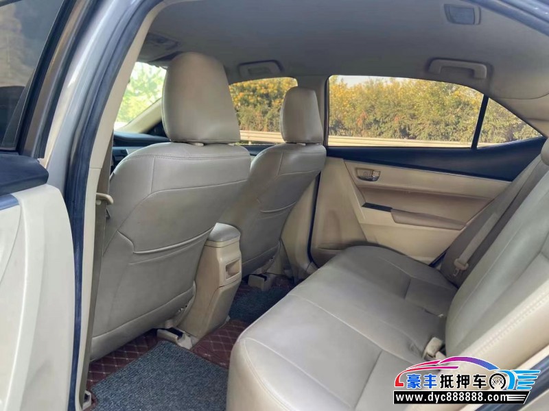 15年丰田卡罗拉轿车抵押车出售