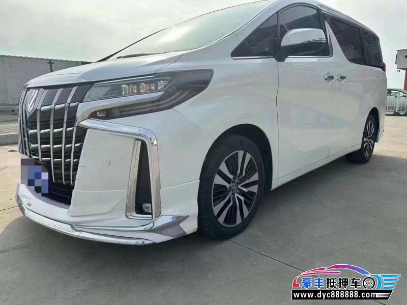 17年丰田埃尔法轿车抵押车出售