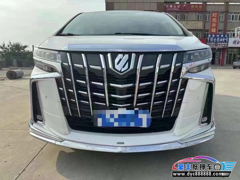 17年丰田埃尔法轿车抵押车出售