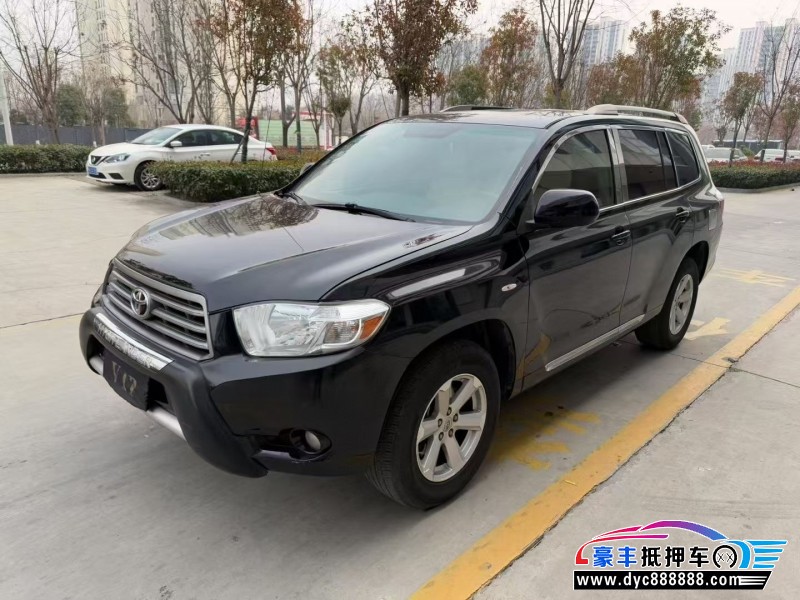 11年丰田汉兰达轿车抵押车出售