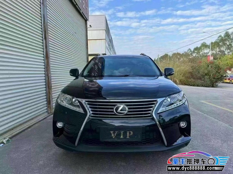 14年雷克萨斯RX轿车抵押车出售