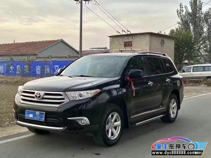 14年丰田汉兰达轿车抵押车出售