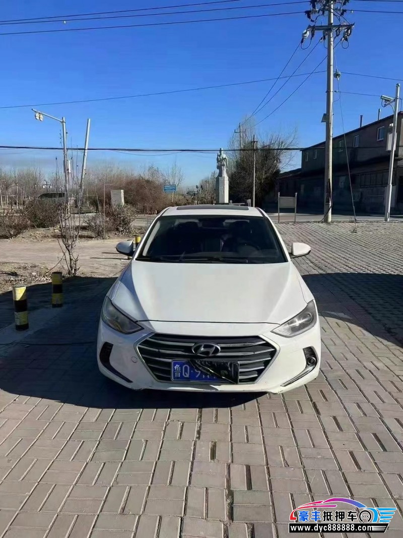 16年现代领动轿车抵押车出售