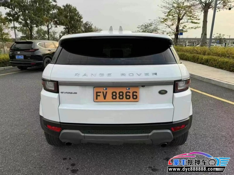 18年路虎揽胜极光轿车抵押车出售