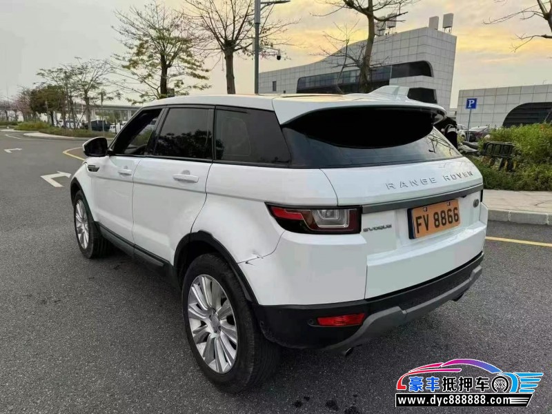 18年路虎揽胜极光轿车抵押车出售