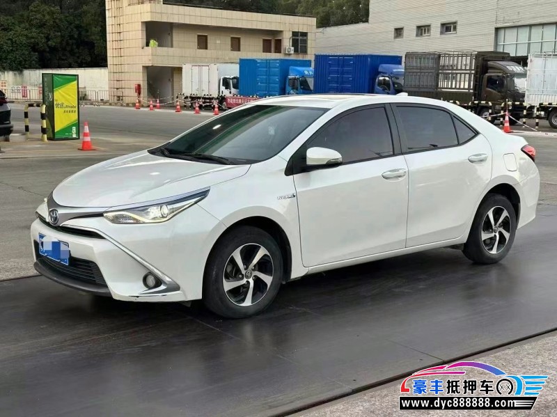 18年丰田卡罗拉轿车抵押车出售