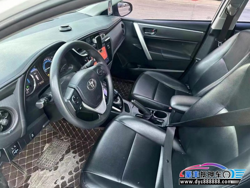 18年丰田卡罗拉轿车抵押车出售