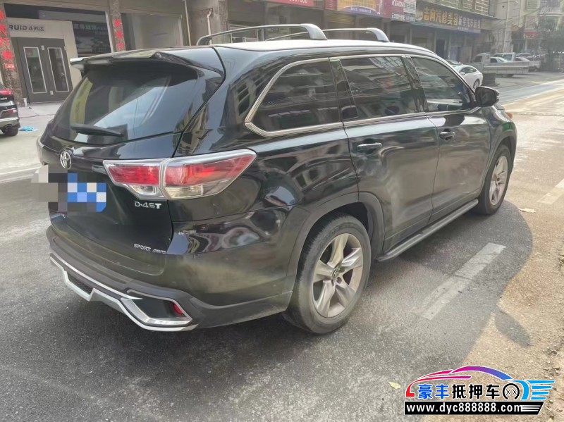 16年丰田汉兰达轿车抵押车出售