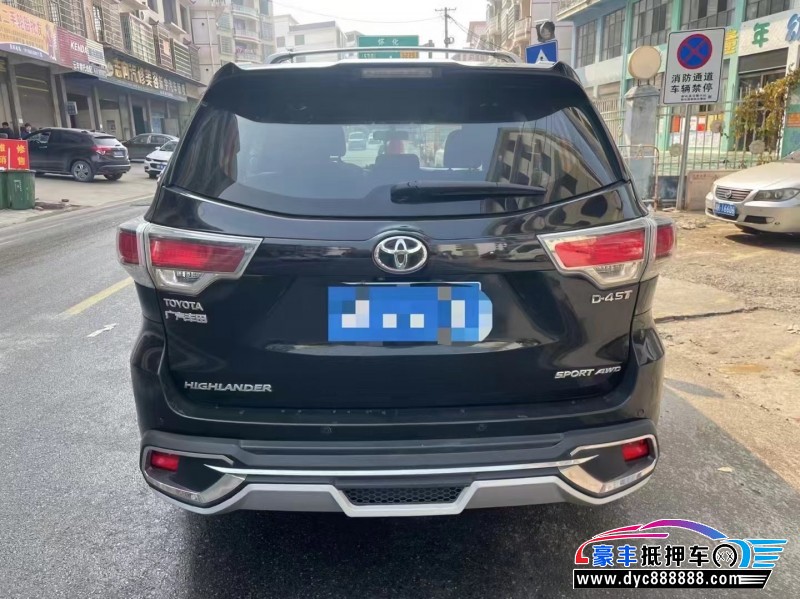 16年丰田汉兰达轿车抵押车出售