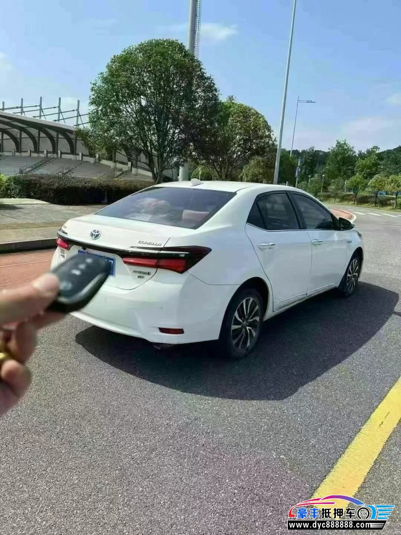 19年丰田卡罗拉轿车抵押车出售