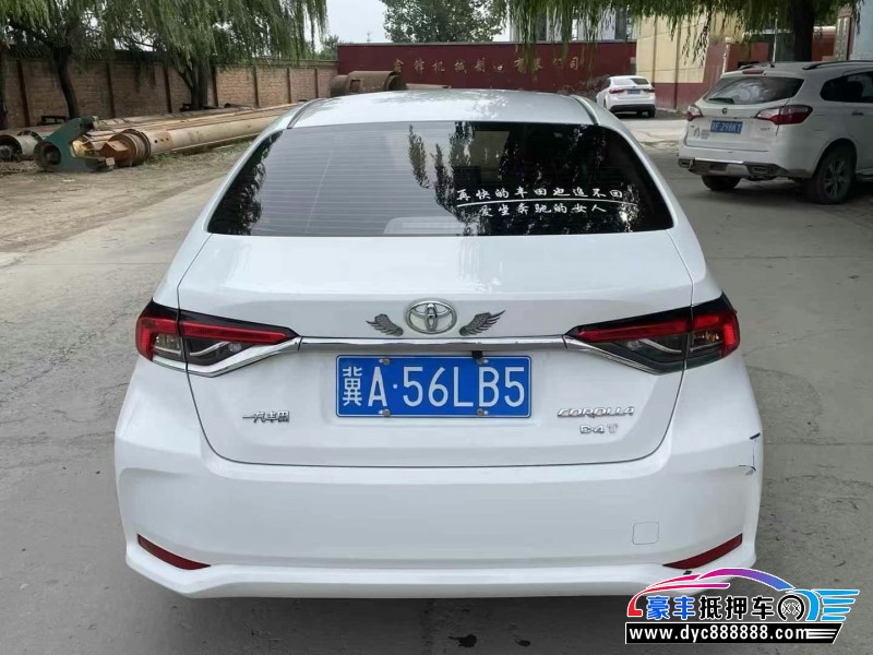 20年丰田卡罗拉轿车抵押车出售