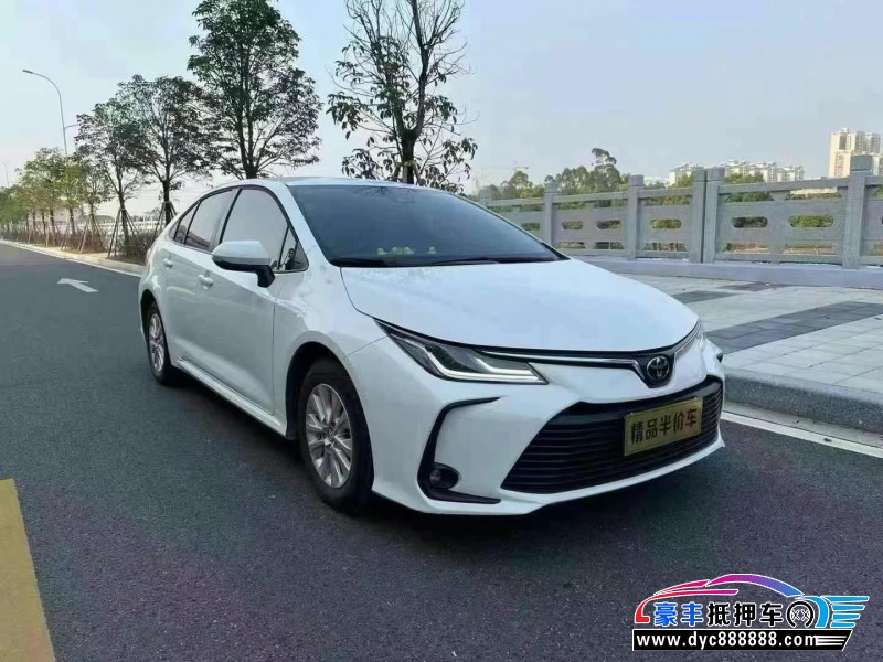 22年丰田卡罗拉轿车抵押车出售