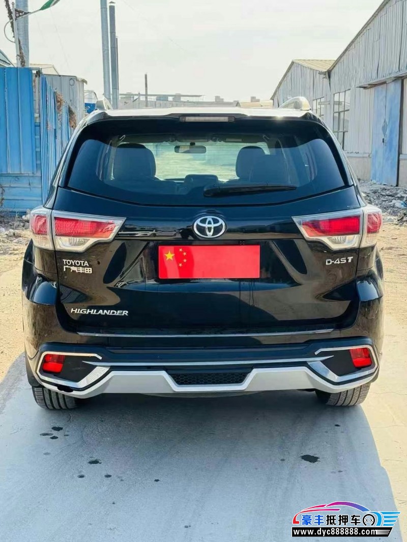 16年丰田汉兰达轿车抵押车出售