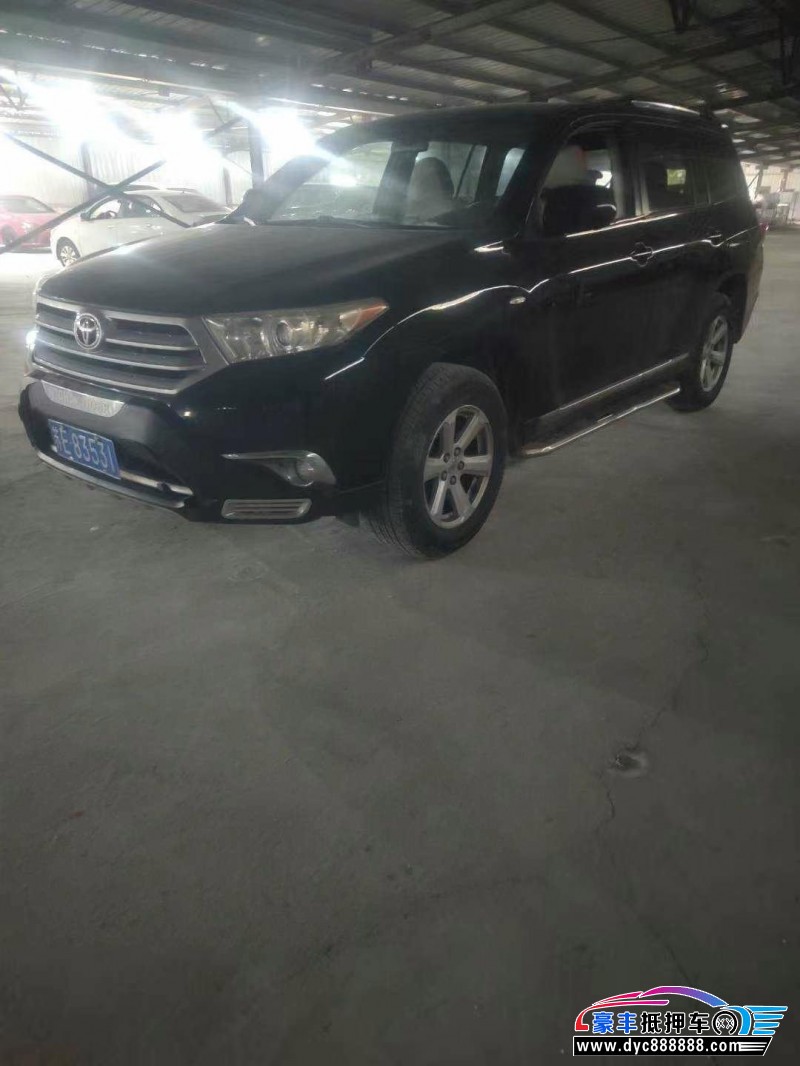 14年丰田汉兰达SUV抵押车出售