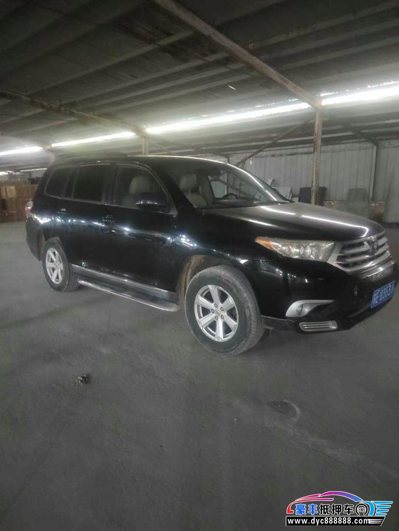 14年丰田汉兰达SUV抵押车出售