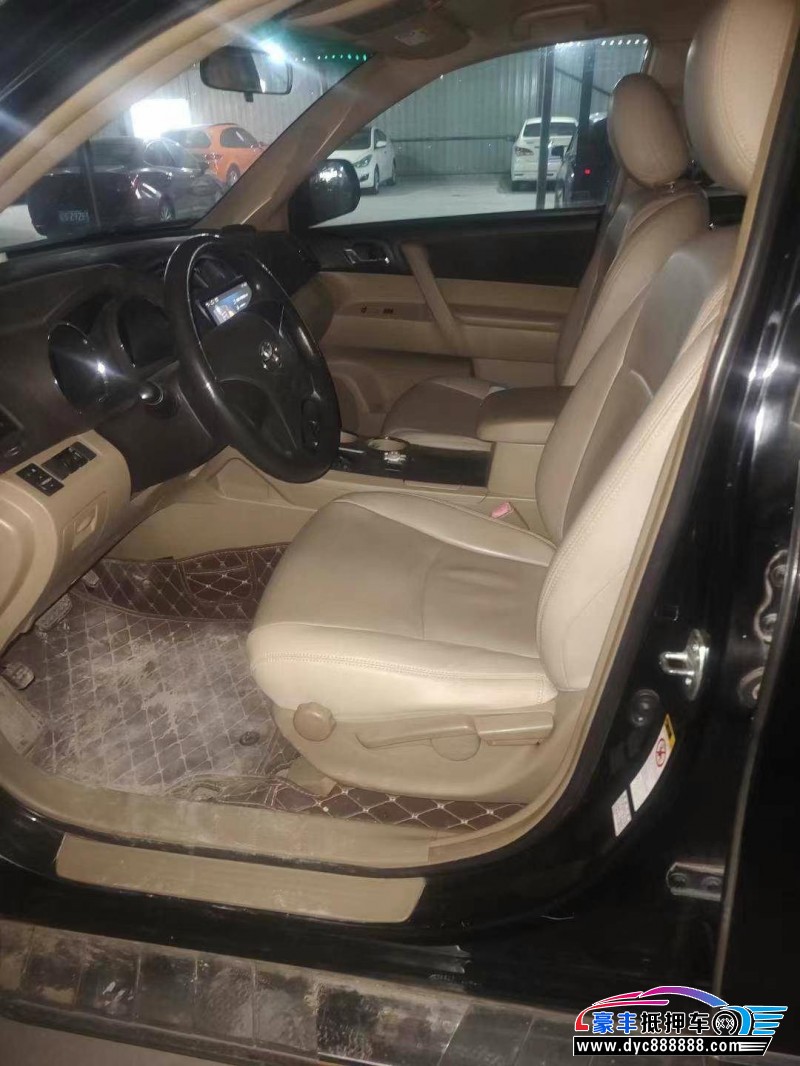 14年丰田汉兰达SUV抵押车出售