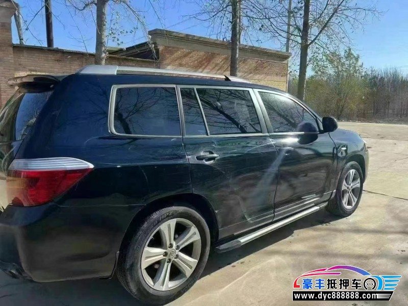 11年丰田汉兰达轿车抵押车出售