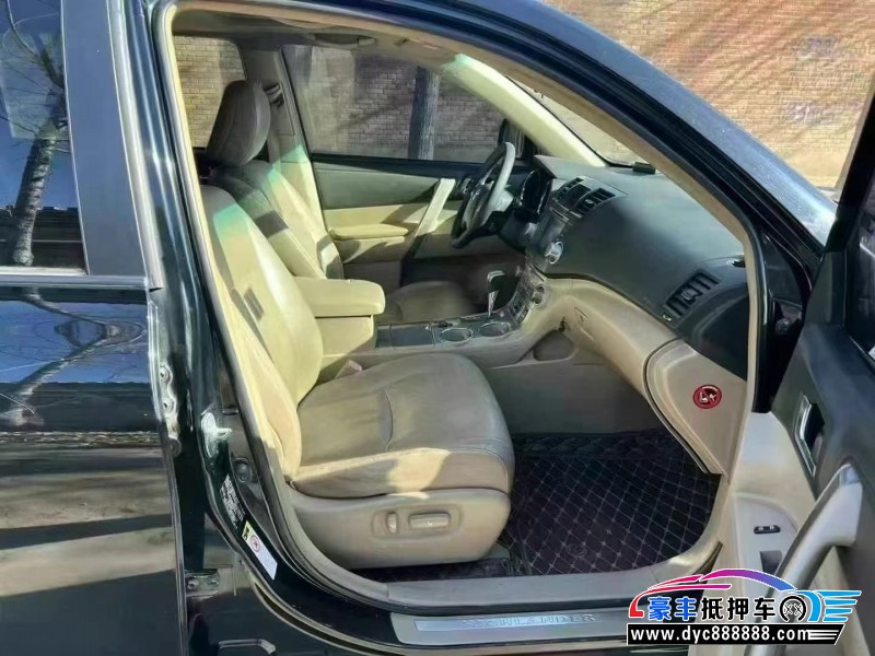 11年丰田汉兰达轿车抵押车出售