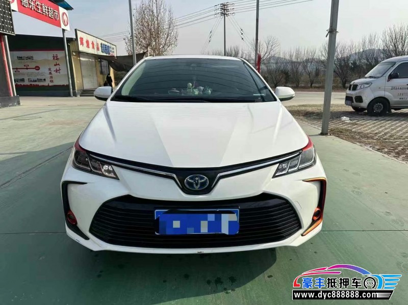 22年丰田卡罗拉轿车抵押车出售