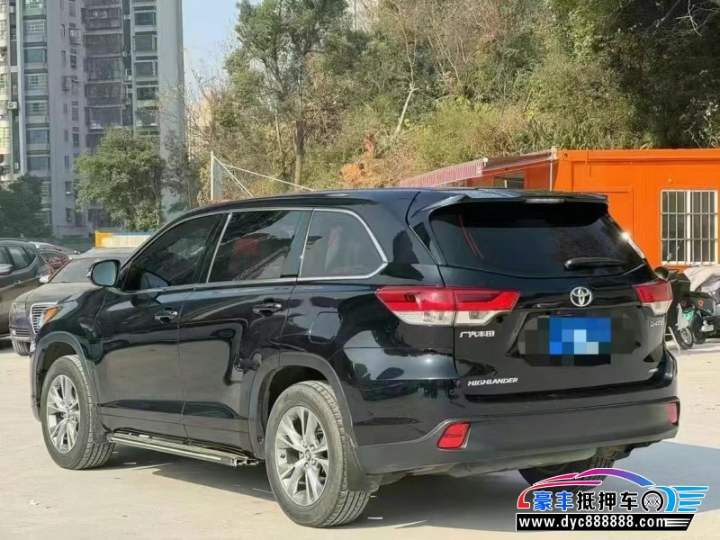 21年丰田汉兰达轿车抵押车出售