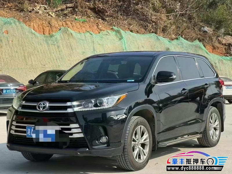 21年丰田汉兰达轿车抵押车出售