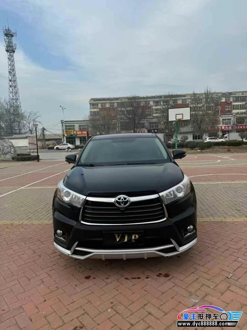 18年丰田汉兰达轿车抵押车出售