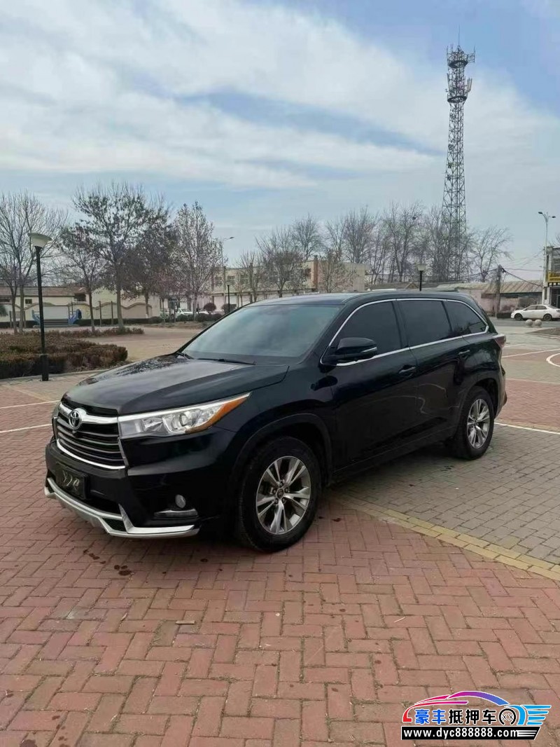 18年丰田汉兰达轿车抵押车出售