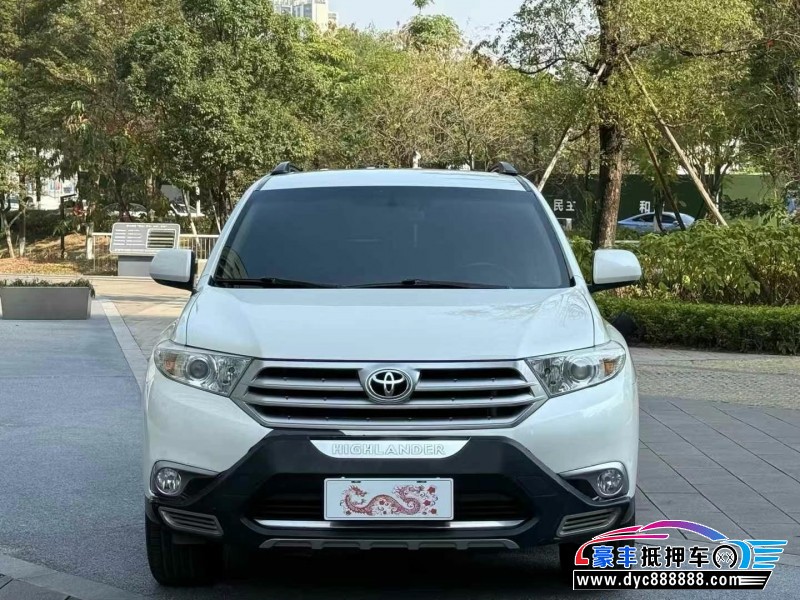 14年丰田汉兰达轿车抵押车出售