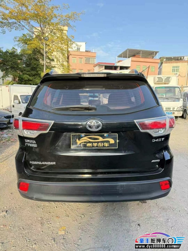 17年丰田汉兰达轿车抵押车出售