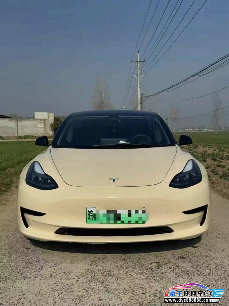 抵押车出售22年特斯拉MODEL 3轿车