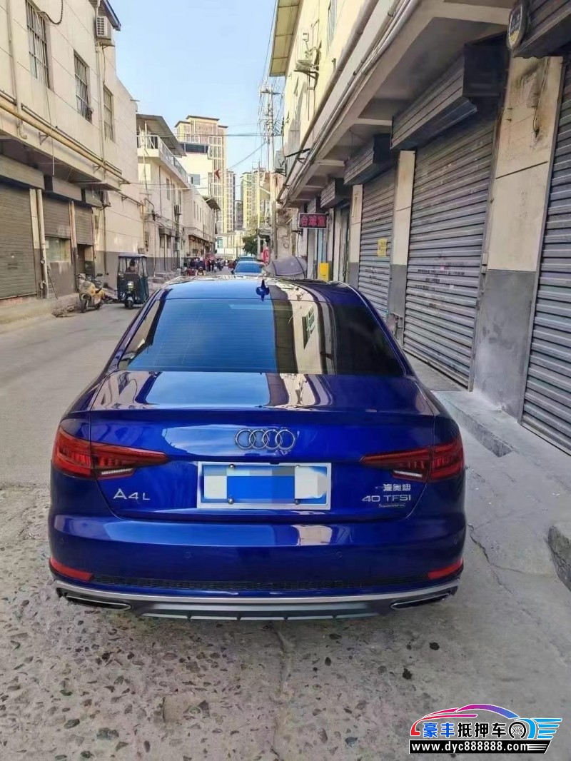 19年奥迪A4L轿车抵押车出售