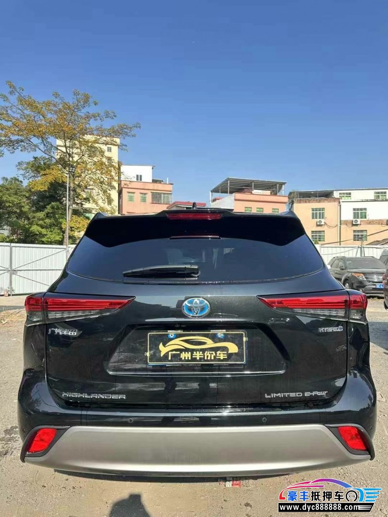 24年丰田汉兰达轿车抵押车出售