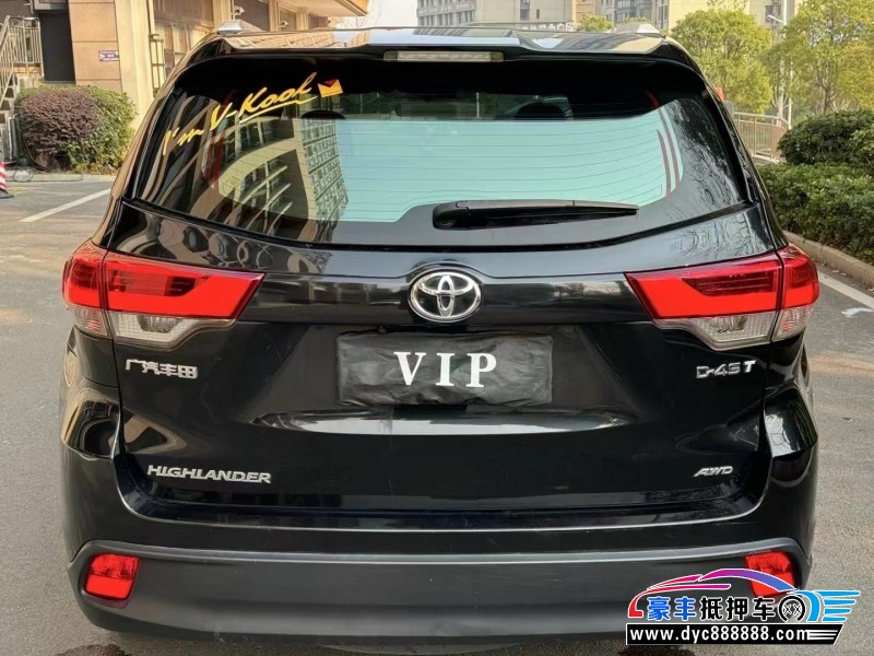 21年丰田汉兰达轿车抵押车出售