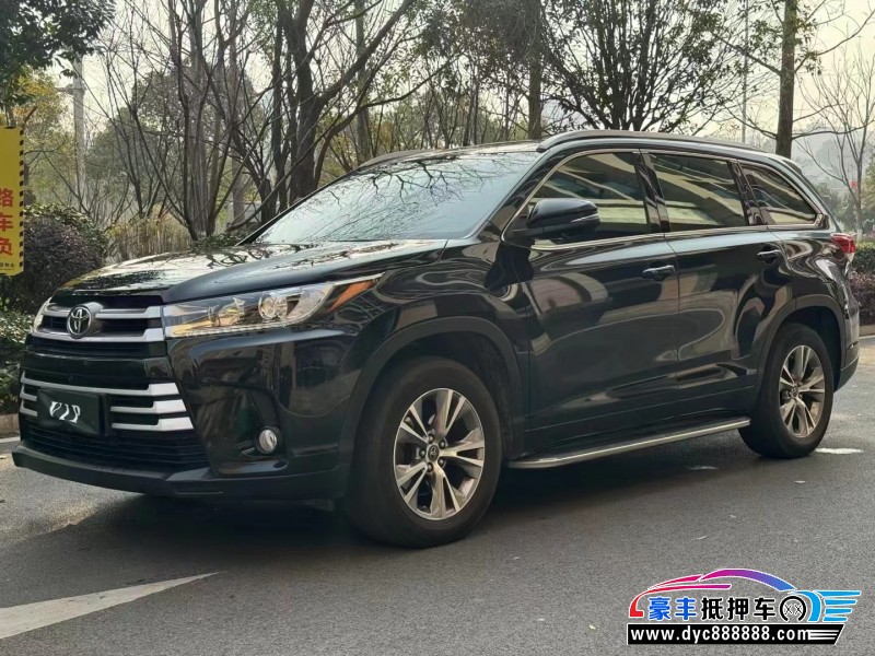 21年丰田汉兰达轿车抵押车出售