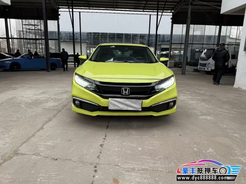 19年本田思域轿车抵押车出售