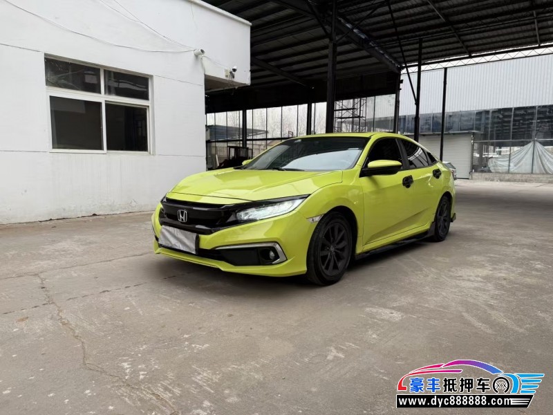 19年本田思域轿车抵押车出售