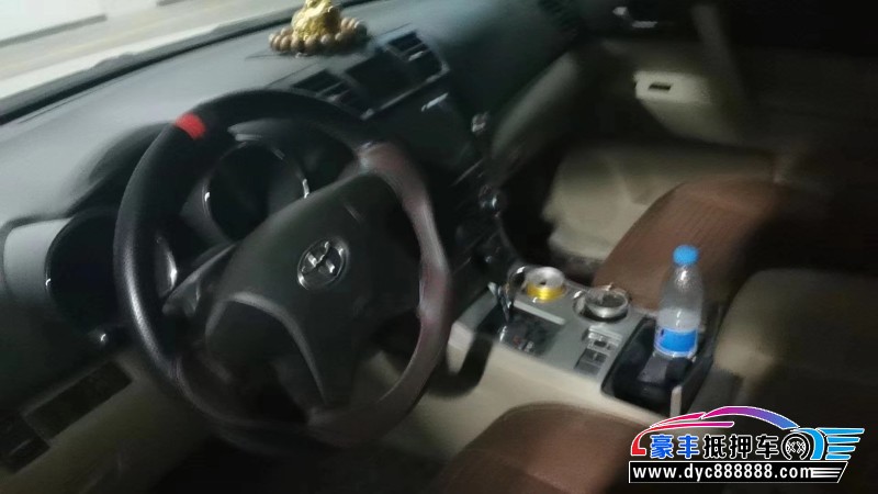 13年丰田汉兰达轿车抵押车出售