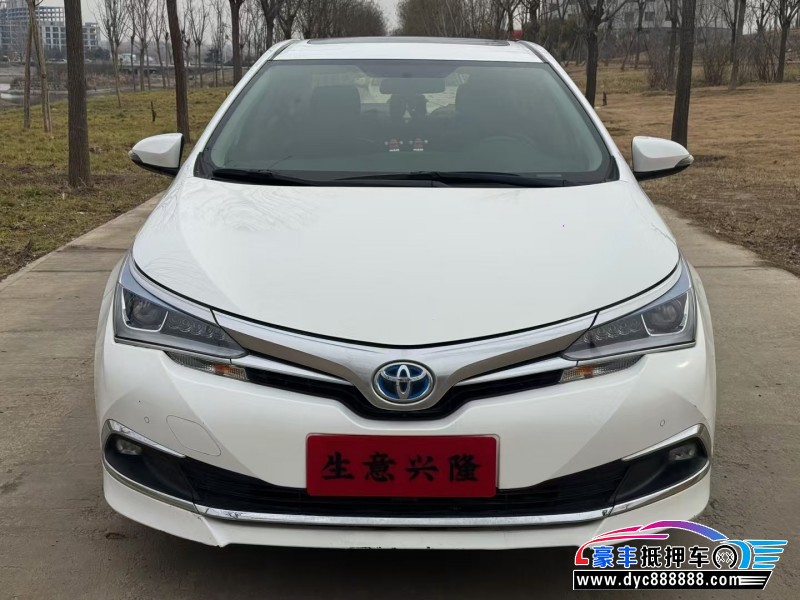 18年丰田卡罗拉轿车抵押车出售