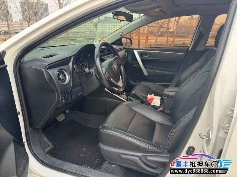 18年丰田卡罗拉轿车抵押车出售