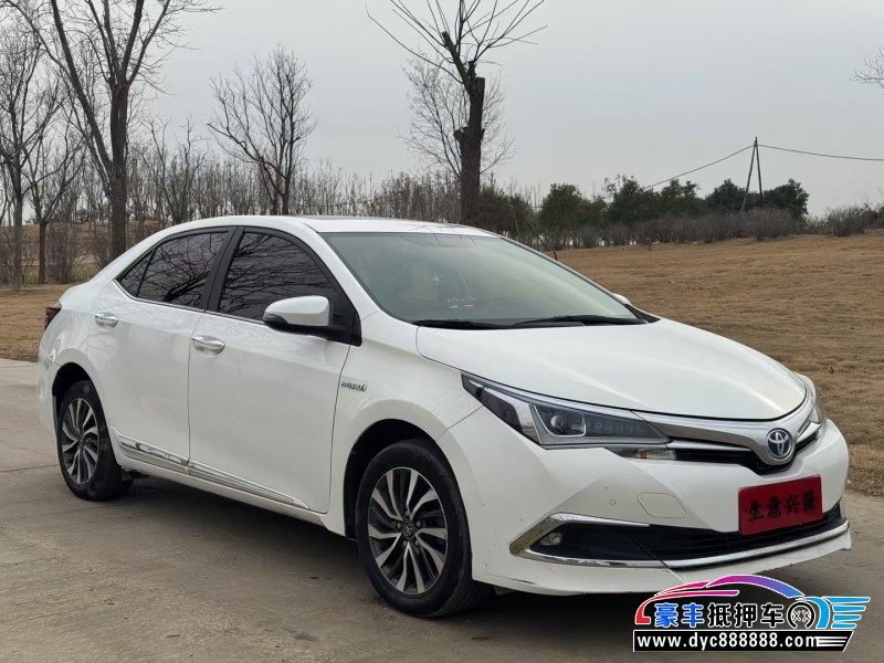 18年丰田卡罗拉轿车抵押车出售