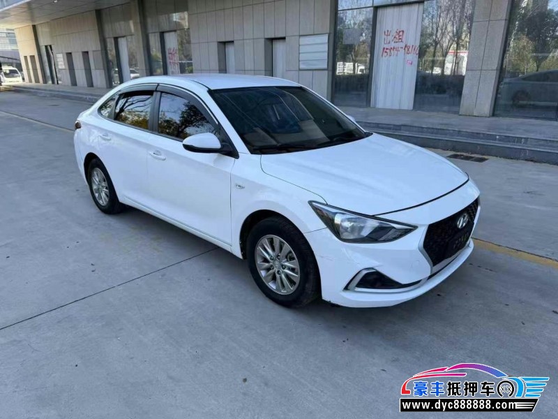 19年现代悦动轿车抵押车出售