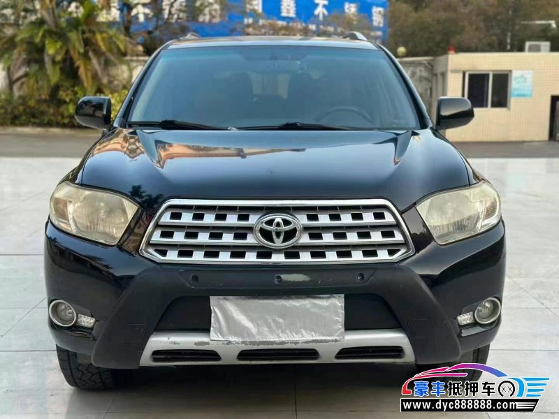 10年丰田汉兰达轿车抵押车出售