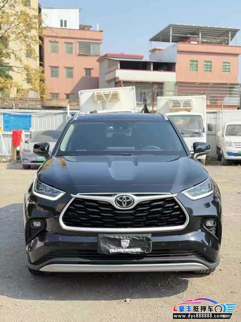 23年丰田汉兰达轿车抵押车出售