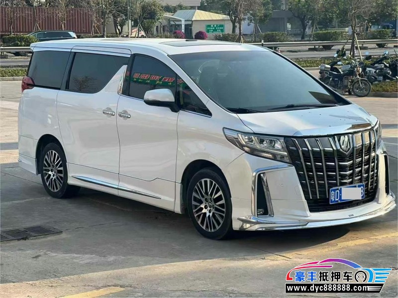 17年丰田埃尔法轿车抵押车出售