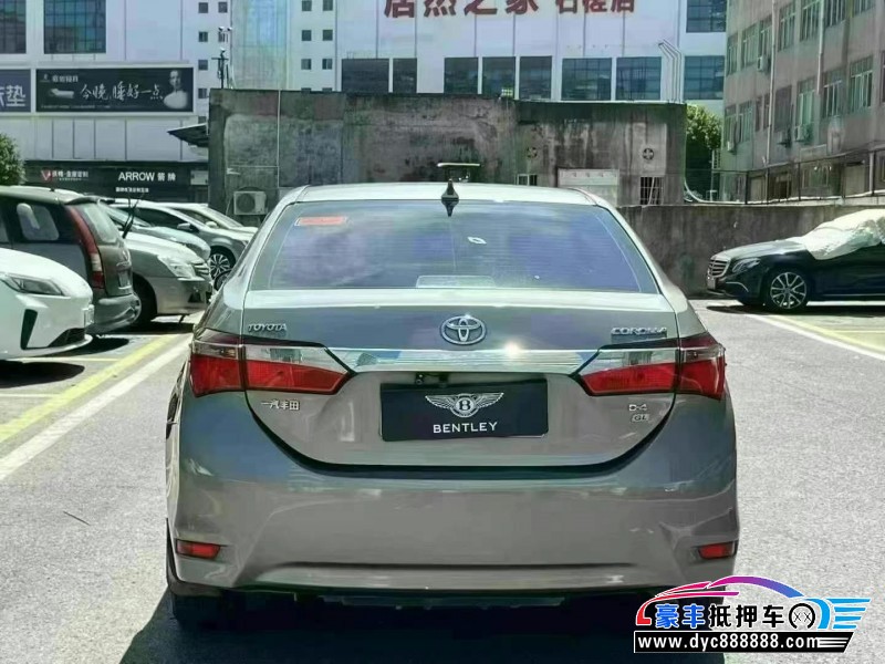 18年丰田卡罗拉轿车抵押车出售