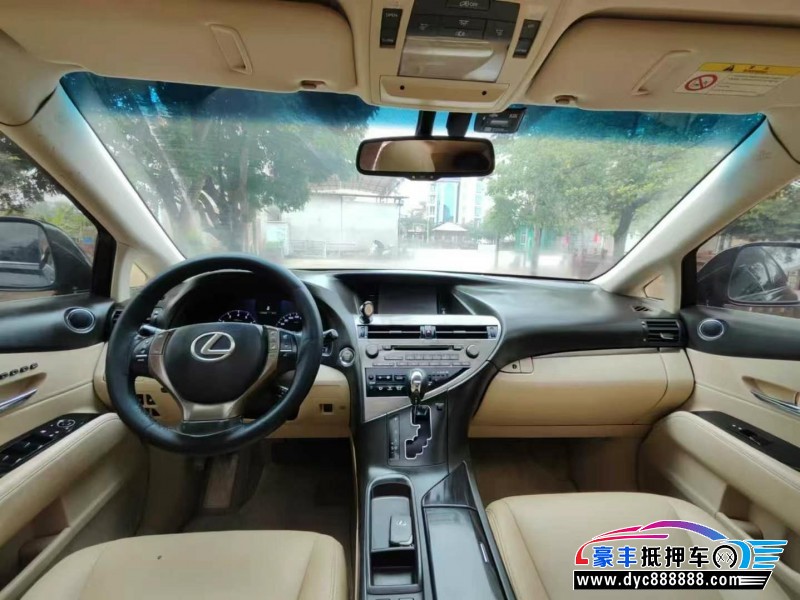 12年雷克萨斯RX轿车抵押车出售