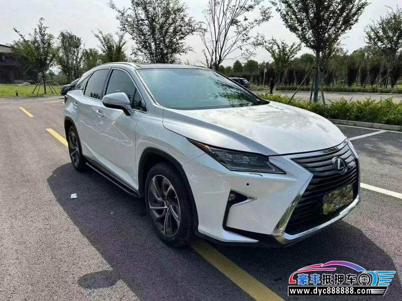 19年雷克萨斯RX轿车抵押车出售